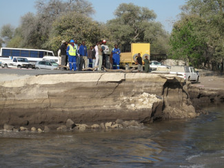 Dammbruch in Botswana