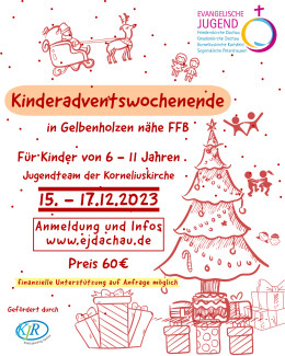 Flyer Adventswochenende für Kinder