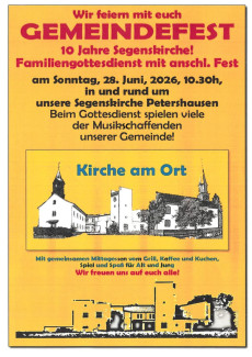 Plakat Gemeindefest 2026