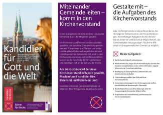 Flyer KV Kanditaten Wahl