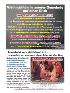 Weihnachtsgottesdienste